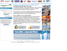 Tablet Screenshot of exclusiveaccess.com